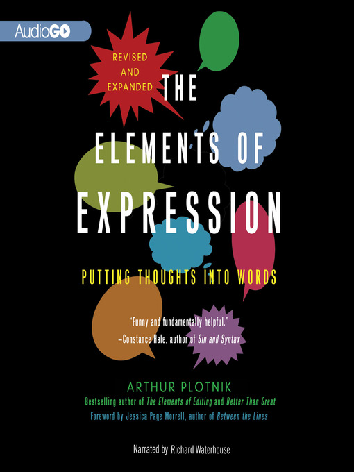 Title details for The Elements of Expression by Arthur Plotnik - Available